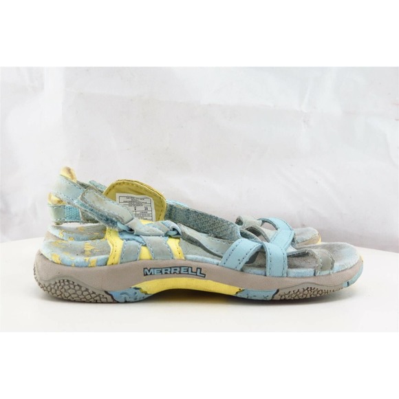 Merrell Toddler Girls 10 Medium‎ Blue Sport Leather - Picture 4 of 8